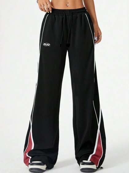 TABADTOD Women Relaxed Loose Fit Wide Leg Trousers