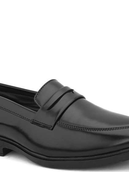 Anouk Men Solid Slip-On Formal Loafers