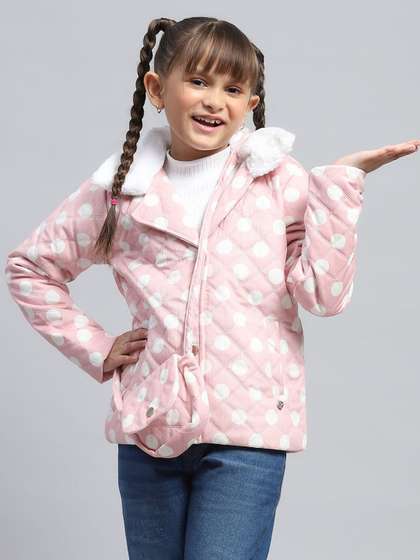 Monte Carlo Girls
                      Lapel Collar Polka Dots Printed Casual Padded
                      Jacket