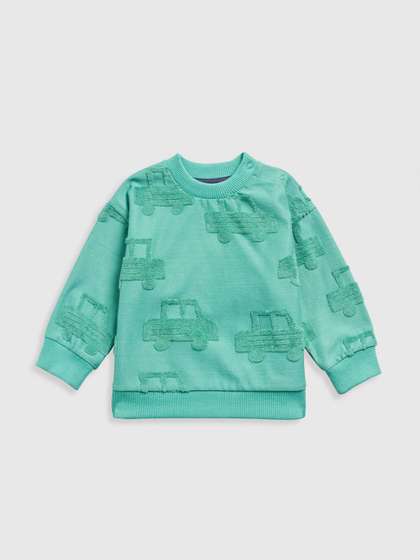mothercare Boys
                    Embroidered Pure Cotton Sweatshirt