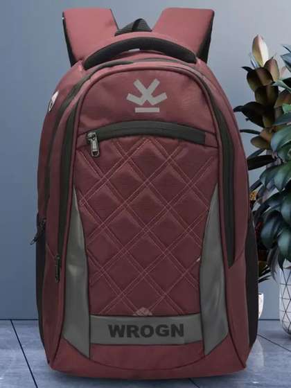 WROGN X fwd Unisex
                        Geometric Backpack with Reflective Strip 38 L