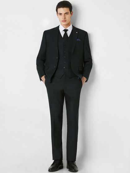 Van Heusen Men
                          Slim-Fit Single-Breasted Three-Piece Suit