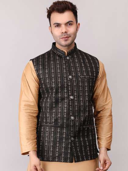 Voniry Embroidered Nehru Jacket