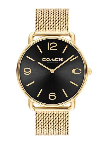 Coach Men Elliot Dial & Stainless Steel Bracelet Style Straps Analogue Watch 14602654
