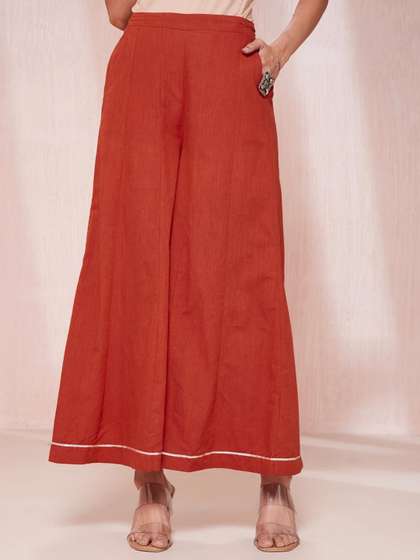 Fabindia Women Flared Palazzos