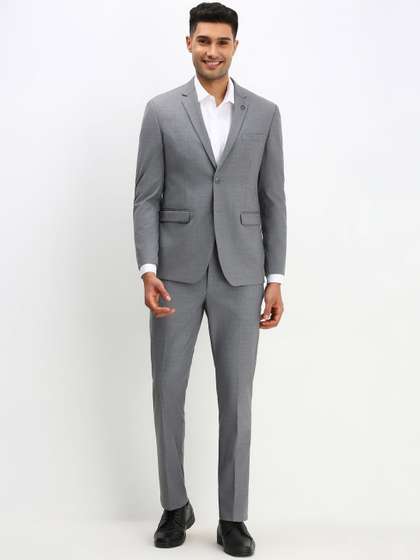 Allen Solly Slim-Fit
                        Single-Breasted Two-Piece Formal Suit