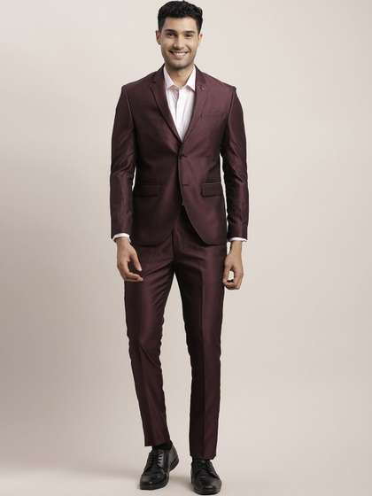 Turtle Men Pure
                        Cotton Single Breasted Two Piece Formal Suit