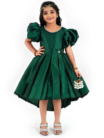 STANWELLS KIDS Girls
                      Puff Sleeve Fit & Flare Dress
