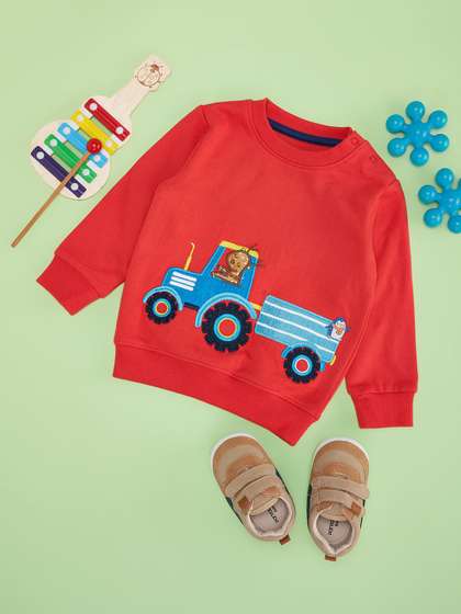 Pantaloons Baby Boys
                    Graphic Printed Round Neck Sweatshirt