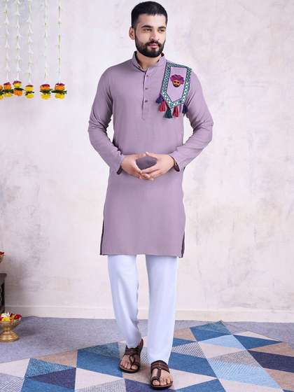 SHUBHVASTRA Embroidered Straight Kurta
