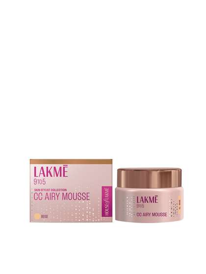 Lakme 9to5 CC
                          Light Mousse with Vitamin E 25g - Beige 01