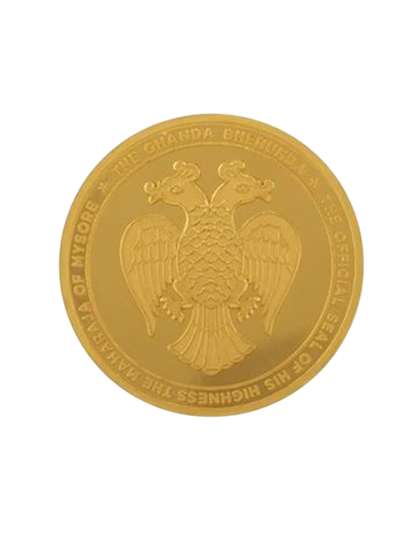 C KRISHNIAH CHETTY
                        JEWELLERS PVT LTD Gandaberunda 24KT Gold Coin-1
                        gm