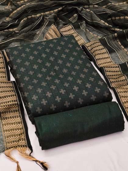 HERE&NOW
                        Geometric Woven Design Unstitched Dress
                        Material
