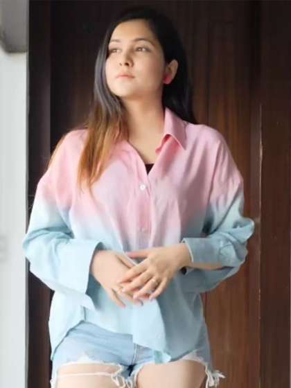 Maaesa Tie & Dyed Casual Shirt