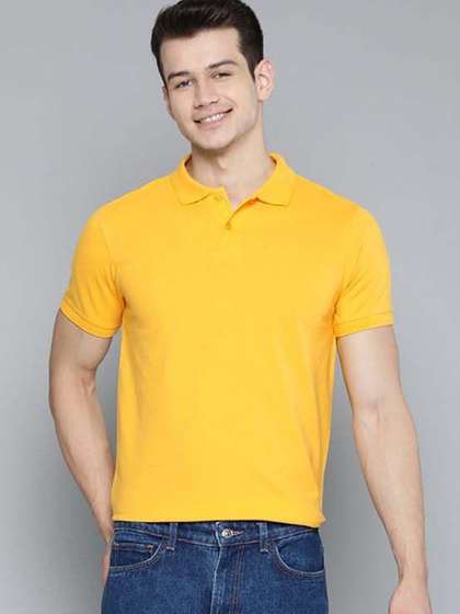 Organic Chics Men's Solid Polo T-shirt