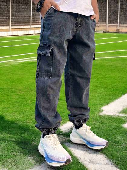 styzon Men Loose
                        Jogger Mid-Rise Jeans