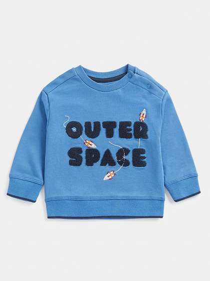 mothercare Boys
                    Alphanumeric Printed Round Neck Pullover Regular
                    Sweatshirt