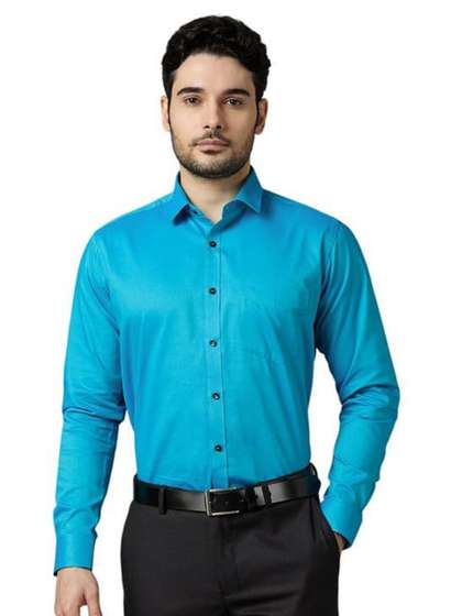 Allen Brown Men
                        Regular Fit Formal Shirt