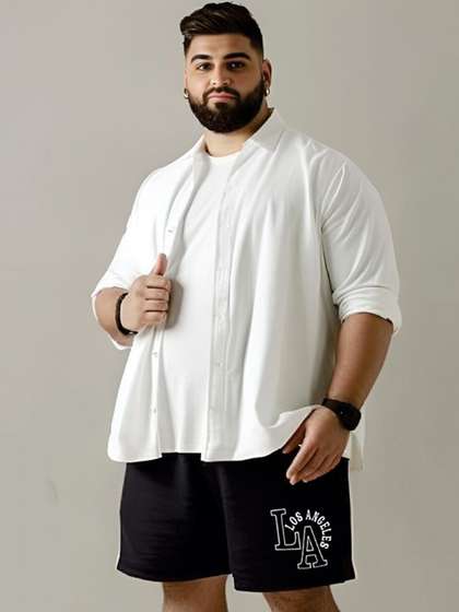 Toodle Plus Men Plus
                        Size Cotton Shorts