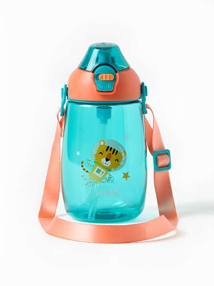 Juniors by Babyshop
                      Kids Blue Tiger Printed Flip Straw Tritan Water
                      Bottle - 400 ml