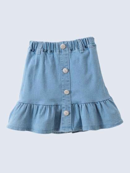 Mark & Mia Girls
                    High Waist A-Line Knee Length Skirt