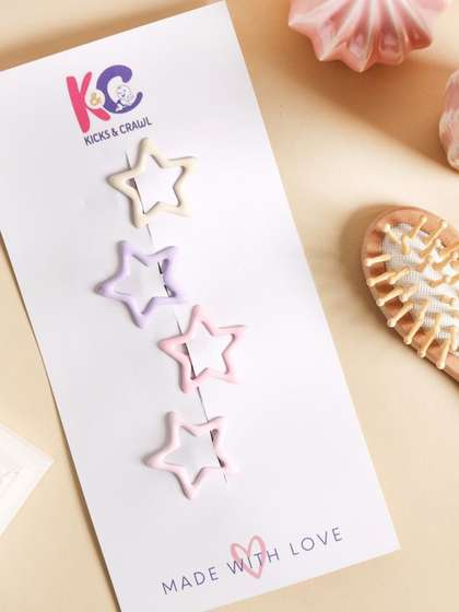 KICKS & CRAWL Girls
                    Set of 4 Hair Accessory Set