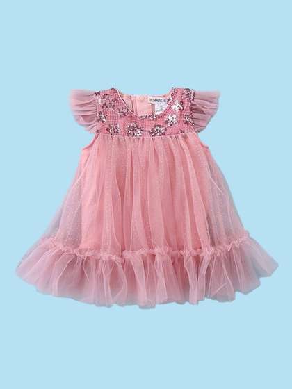Mark & Mia Infant
                    Girls Embellished Frock Style Bodysuit