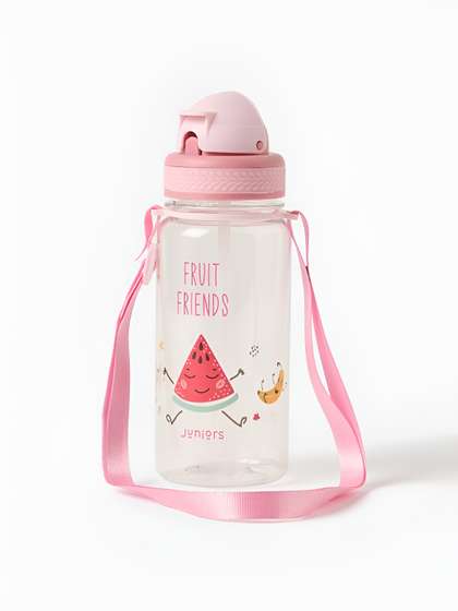 Juniors by Babyshop
                      Kids Peach Fruit Printed Flip Straw Tritan Water
                      Bottle - 350 ml