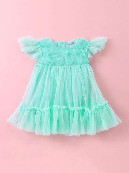 Mark & Mia Infant
                    Girls Frock Style Bodysuit
