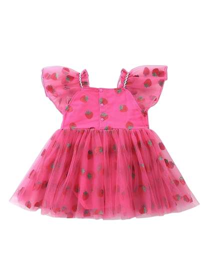 Mark & Mia Infant
                    Girls Printed Frock Style Bodysuit