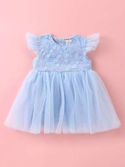 Mark & Mia Infant
                    Girls Embellished Frock Style Bodysuit