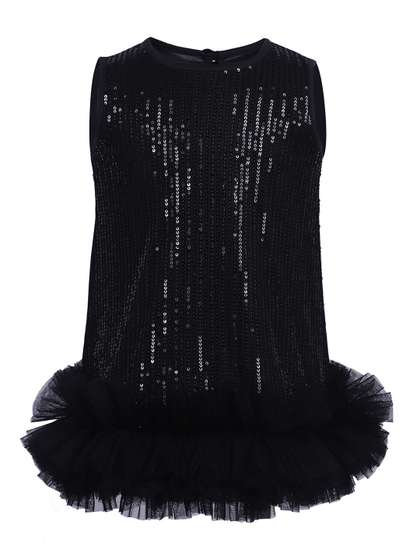 Pink Wings Girls
                    Embellished A-Line Knee Length Dress