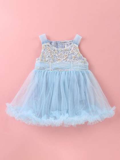 Mark & Mia Infant
                    Girls Embroidered Frock Style Bodysuit
