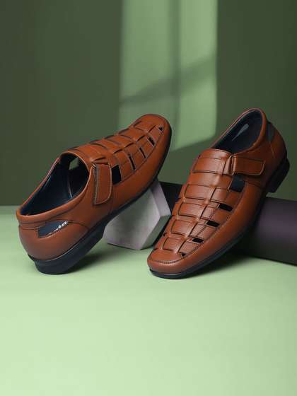 Bata Men Velcro
                      Shoe-Style Sandals