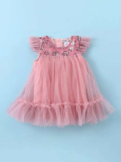 Mark & Mia Infant
                    Girls Embellished Frock Style Bodysuit