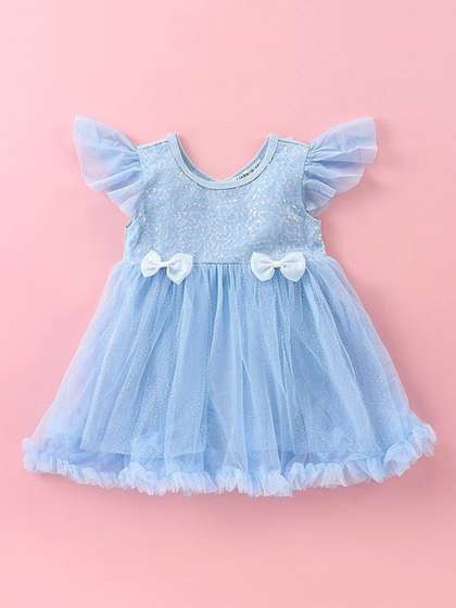 Mark & Mia Infant
                    Girls Frock Style Bodysuit