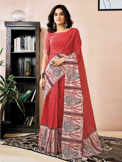 Mitera Ethnic Motifs
                        Pure Linen Ready to Wear Saree