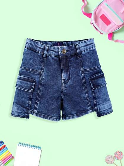 KiddoPanti Girls Denim Shorts