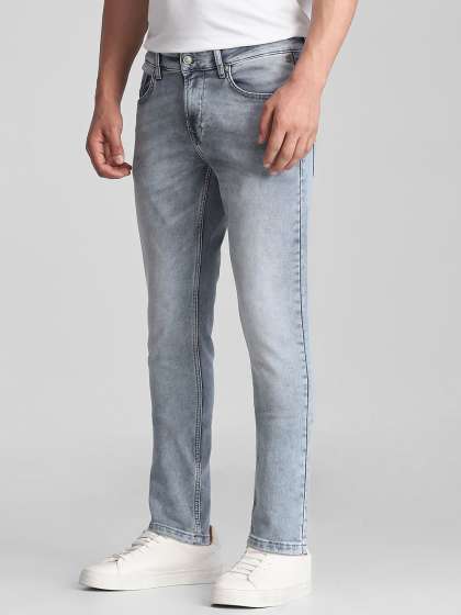 Mufti Men Skinny Fit Heavy Fade Stretchable Jeans