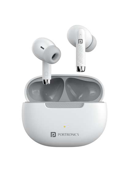 Portronics Harmonics
                        Twins 32 In-Ear TWS Smart Earbuds with HD Mic
                        Upto 30 Hours Playtime