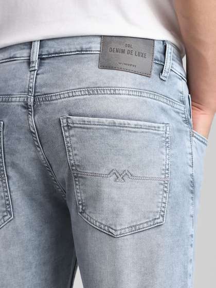 Mufti Men Skinny Fit Heavy Fade Stretchable Jeans