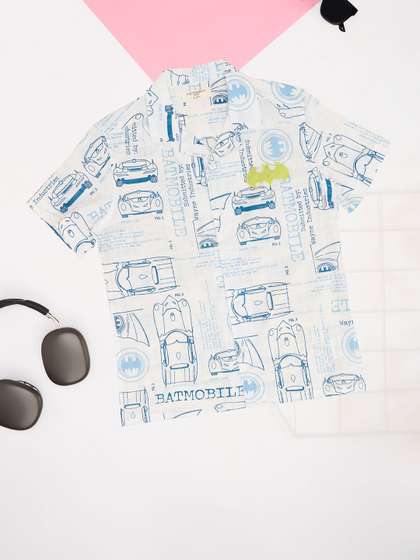 Pantaloons Junior Boys
                    Opaque Printed Casual Shirt