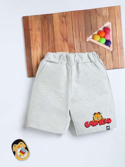 YK X Minute Mirth Boys
                    Printed Garfield Shorts