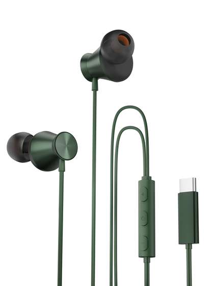 HAMMER Nova Type C
                        Lightweight Skin-Friendly Wired Earphone With
                        Mic