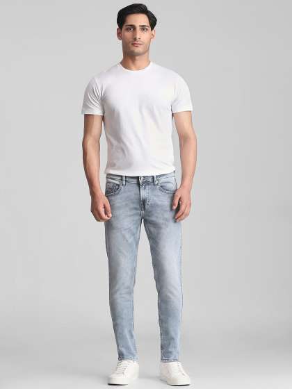Mufti Men Skinny Fit Heavy Fade Stretchable Jeans