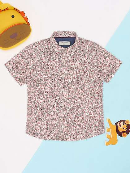 Pantaloons Junior Boys
                    Floral Printed Party Shirt