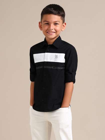 U.S. Polo Assn. Kids
                    Horizontal Striped Pure Cotton Casual Shirt