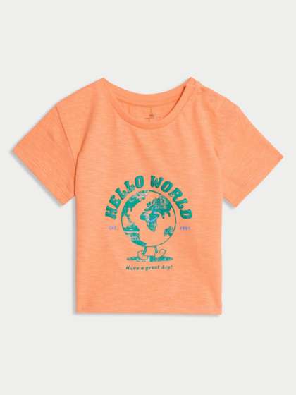 Marks & Spencer Pure
                    Cotton Hello World T-Shirt