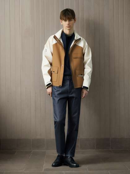 StyleCast x Revolte
                        Men Hooded Colourblocked Casual Bomber Jacket