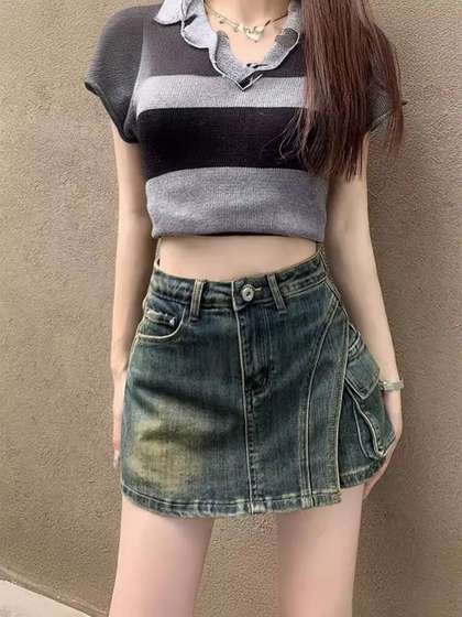 StyleCast Women Pure
                        Cotton A-Line Mini Skirts